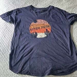 Navy blue lounge t-shirt - aerie - size xs